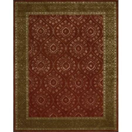 NOURISON Symphony Area Rug Collection Ruby 8 Ft X 11 Ft Rectangle 99446023407